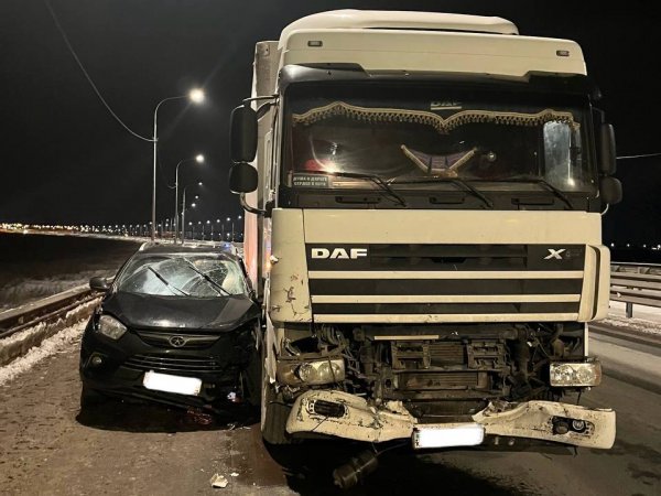 Под Оренбургом в аварии пострадал мужчина
