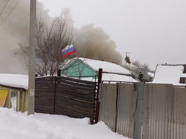 В хуторе Степановский загорелся частный дом
