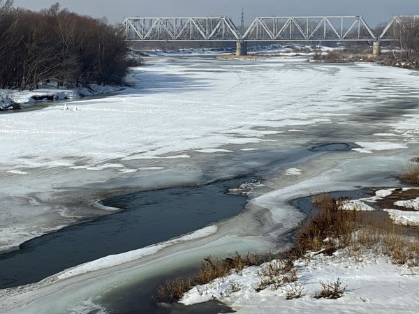 Урал, вид с автомобильного моста на Донгузской. Фото 1743.ru