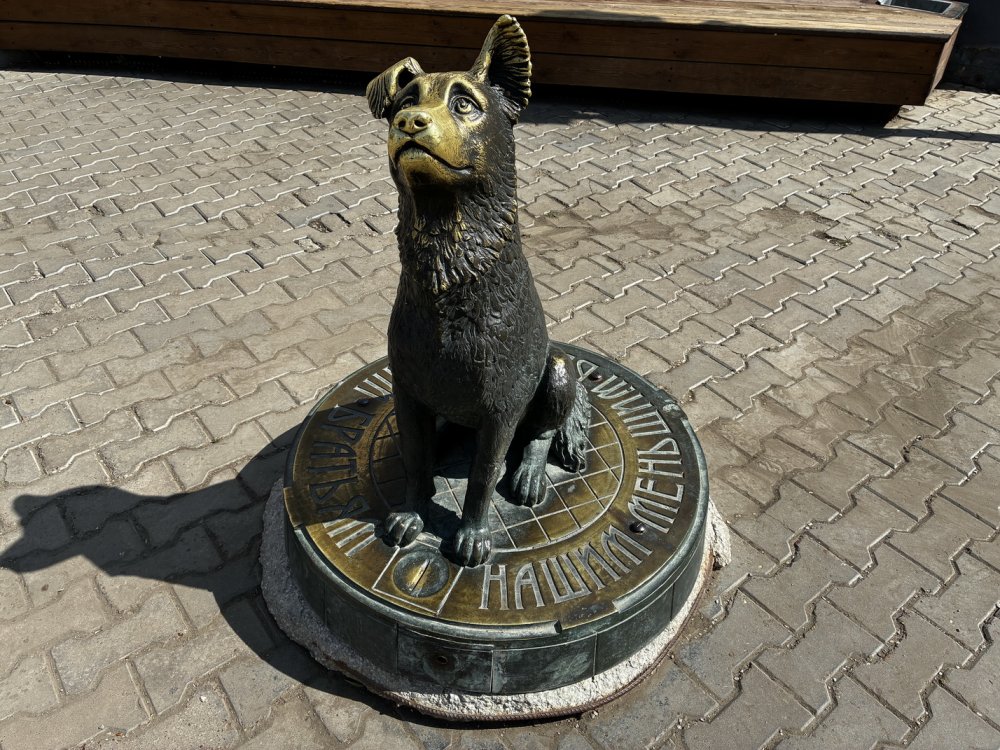 Памятник бездомной собаке в Оренбурге. Фото 1743.ru