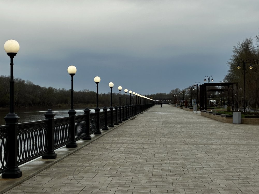 Набережная Урала в Оренбурге. Фото 1743.ru