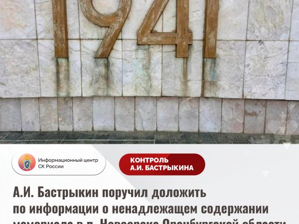 На контроле у Бастрыкина