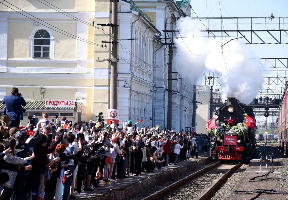Ретропоезд приехал в Оренбург