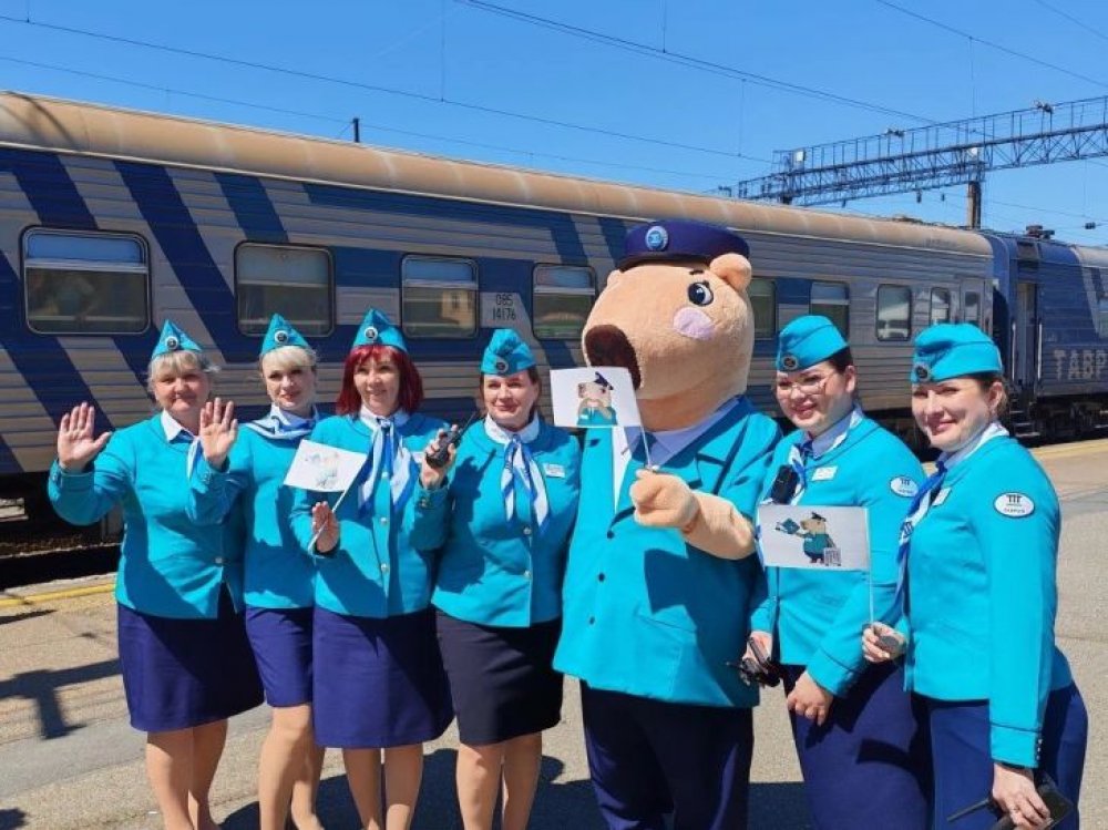 Таврибара провожал первый поезд из Оренбурга