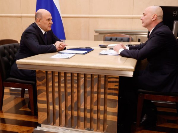 На фото Мишустин и Музаев