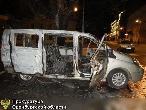 Оренбуржец получил 2 года «строгача» за поджог автомобиля