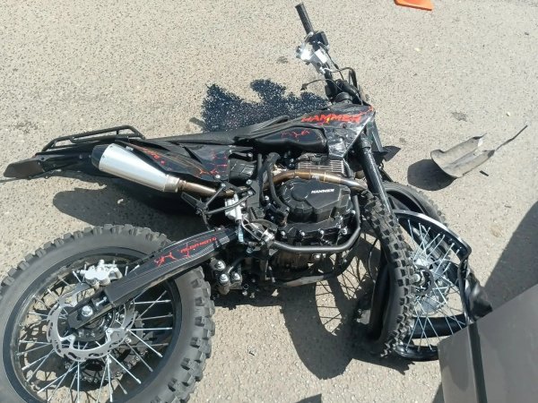 В Оренбуржье в ДТП серьёзно пострадал водитель питбайка