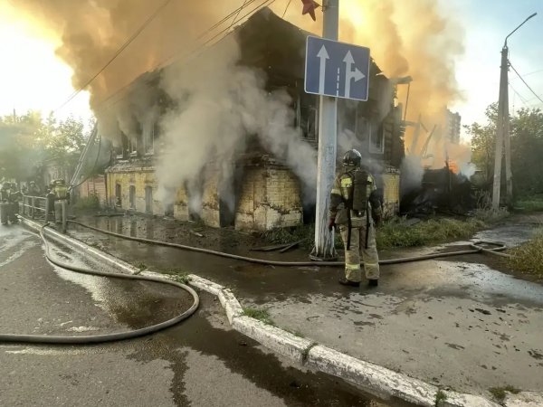 пожарные успешно локализовали возгорание