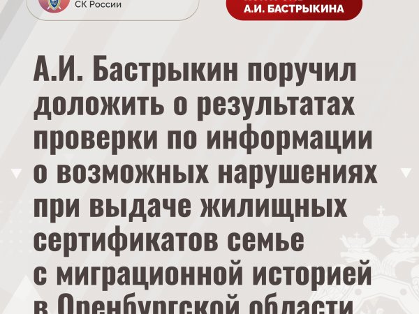 Бастрыкин разбирается в вопросе