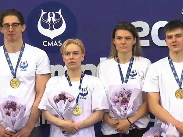 Оренбургские спортсмены установили рекорд на чемпионате мира по подводному спорту