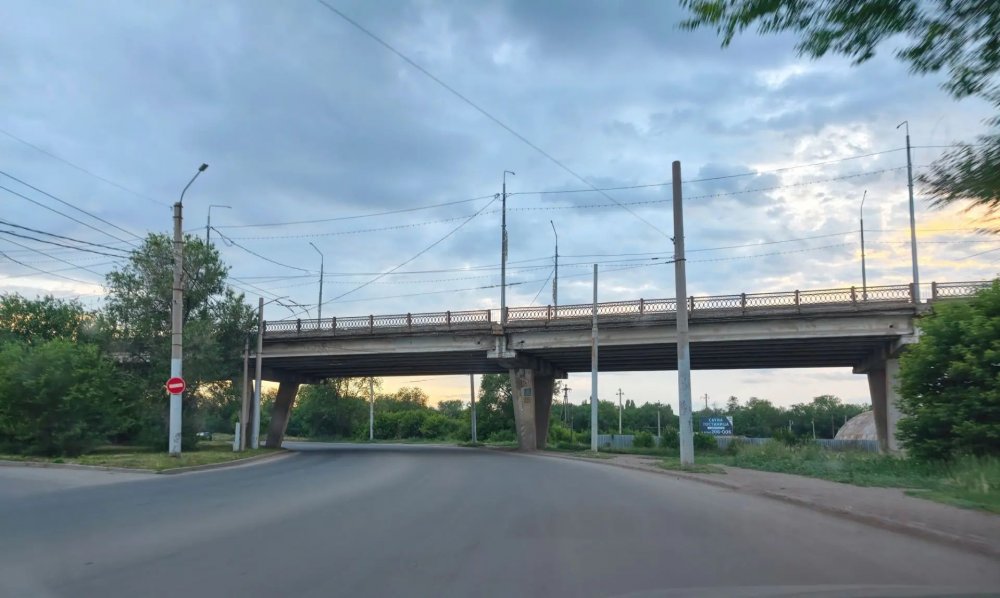 путепровод - развязка Донгузская/Беляевская путепровод - развязка Донгузская/Беляевская