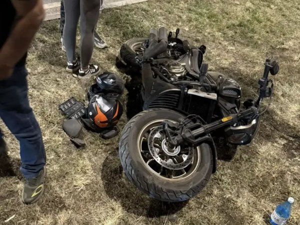 мотоциклист доставлен в больницу