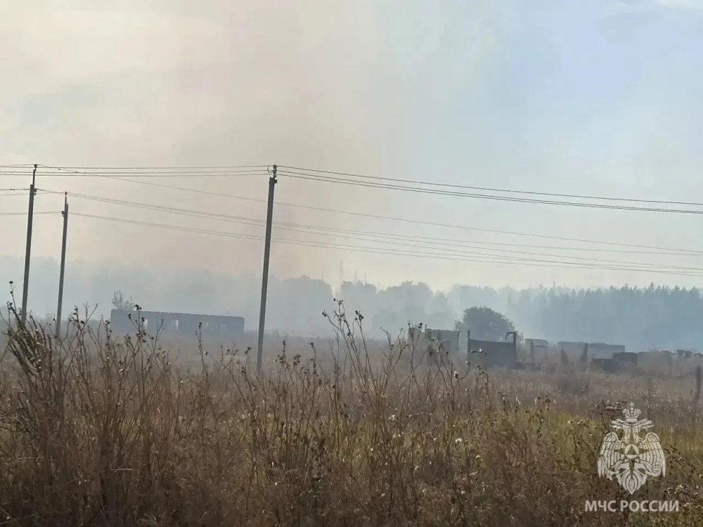 Фото с места пожара у Саракташа от МЧС РОссии