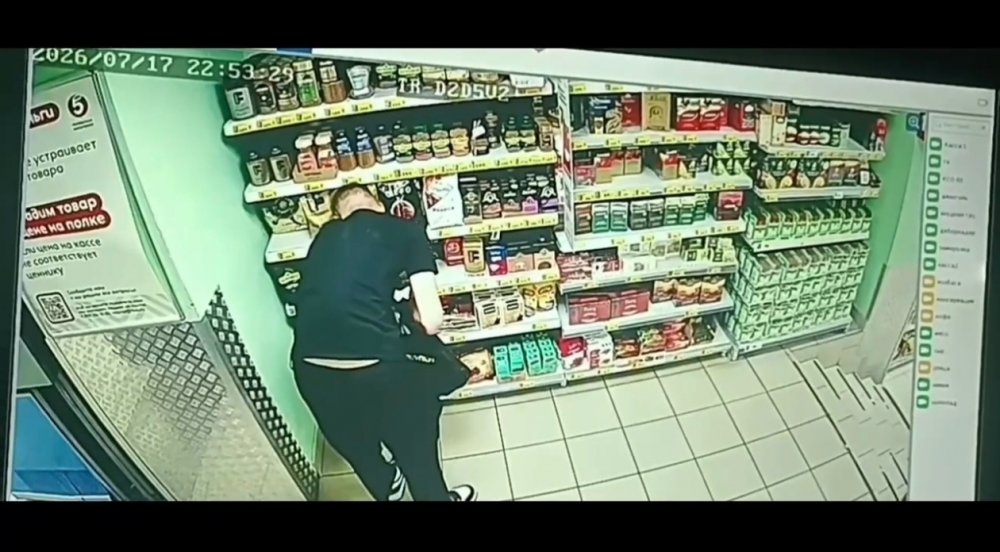 Задержан вор в сетевом супермаркете