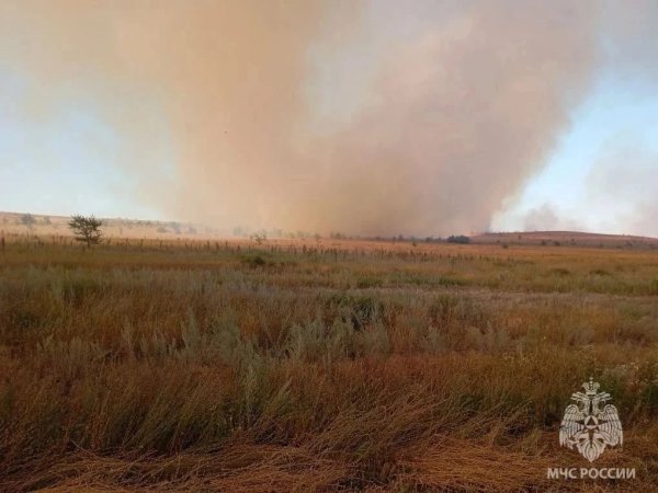 В Беляевском районе, в связи с пожарами, введён региональный уровень реагирования