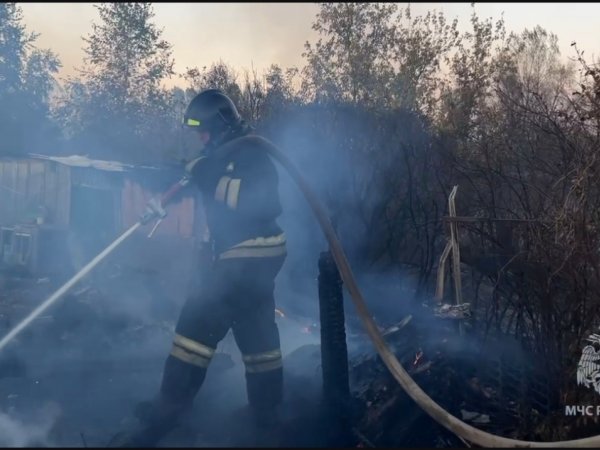 Угрозы огнем поселку Губерля нет