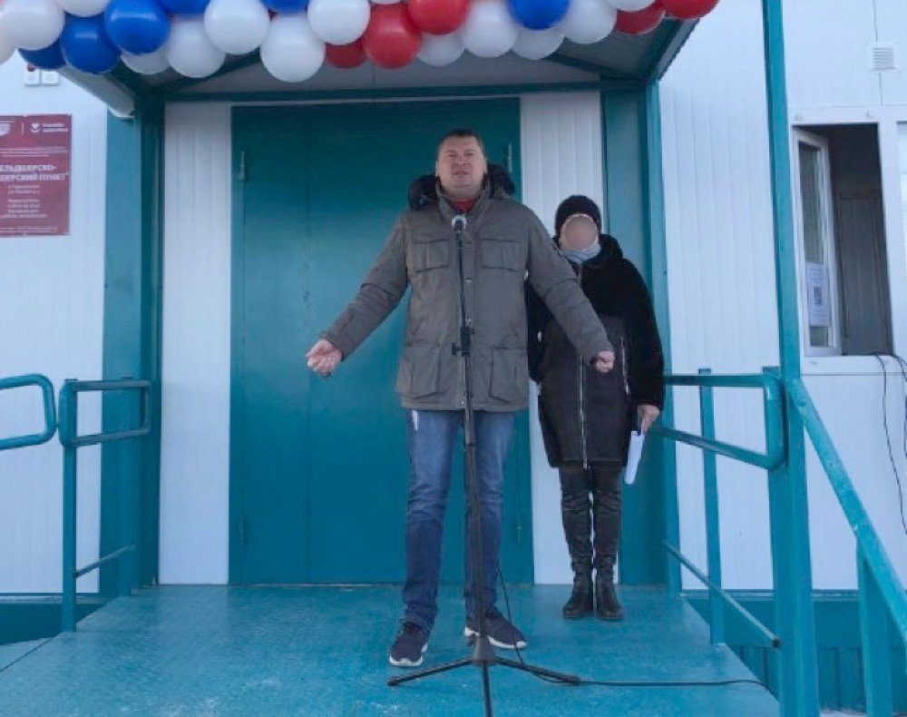 Сергей Кретинин при открытии ФАП в Новоорском районе