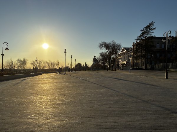 Обновленный пушкинский бульвар теперь охраняет байбак-казак